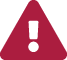 Warning sign icon