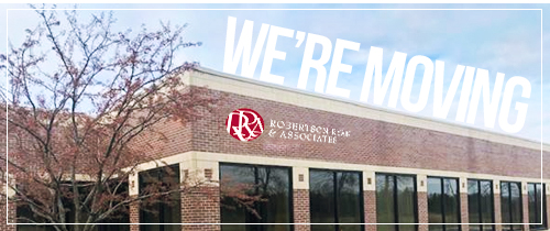 Mequon office with the words we're moving